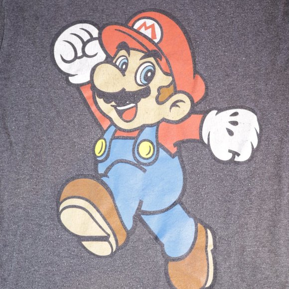 Official Men's Small Grep Nintendo Super Mario Bros Short Sleeve Tee Shirt - Picture 2 of 8
